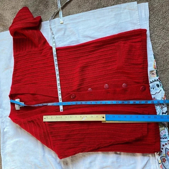 Vintage American Weekend Sweater/Cardigan Women Size M - Picture 3 of 5